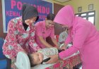 Bhayangkari Cabang Boven Digoel Gelar Posyandu Ibu Hamil dan Balita