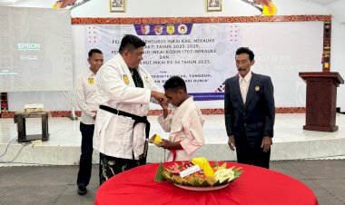 Pelantikan Pengurus INKAI di Makodim 1707/Merauke dan Peresmian Dojo: Langkah Awal Menuju Kesuksesan