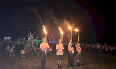 Jambore Ranting 2025 Digelar di Tanah Miring, Ratusan Pelajar Ikuti Kemah Besar