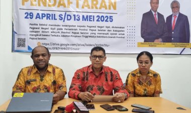 Empat Calon Gugur Seleksi Administrasi Sekda Papua Selatan, Pansel Umumkan 8 Nama Lolos ke Tahap Berikut