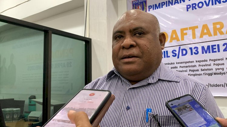 Kepala BKPSDM Papua Selatan, Albert Rapami