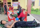 Polres Boven Digoel Gelar Donor Darah Sambut Hari Bhayangkara ke-79