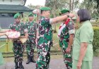 Kodim 1711/BVD Gelar Upacara Pelepasan Anggota Purna Tugas