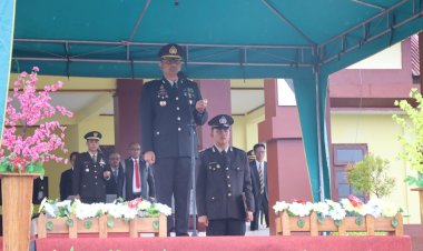 Kapolres Boven Digoel AKBP Wisnu Pimpin Upacara Peringatan Hari Lahir Pancasila ke-80