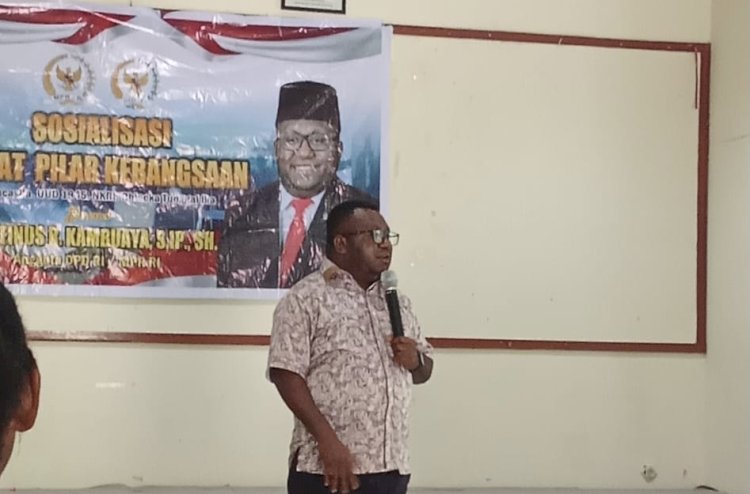 Anggota DPD RI Dapil Papua Barat Daya, Agustinus R, Kambuaya 