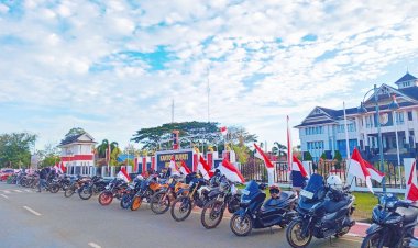 DI SAAT INDONESIA RAMAI BENDERA ONE PIECE, UJUNG TIMUR KIBARKAN MERAH PUTIH: TOURING NASIONALISME DARI MERAUKE