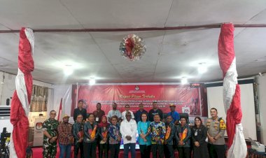 Dandim 1711/BVD Hadiri Rapat Pleno Terbuka Penetapan Hasil Pilkada PSU Boven Digoel