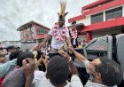 Tiba di Boven Digoel, Bupati dan Wabup Terpilih Roni dan Marlinus Disambut Meriah dan Penuh Haru Ribuan Masyarakat