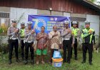 HUT ke-70 Lalu Lintas Bhayangkara, Satlantas Polres Boven Digoel Kunjungi Purnawirawan Polri