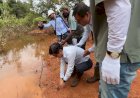 PT BIA dan BKSDA Merauke Lepasliarkan 18 Satwa di Dusun Winatuka Papua Selatan