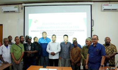 Gubernur Papua Selatan Dukung Koperasi Bog Dagon Mandiri Bangun Kebun Plasma Kelapa Sawit 5 Marga di Distrik Jair