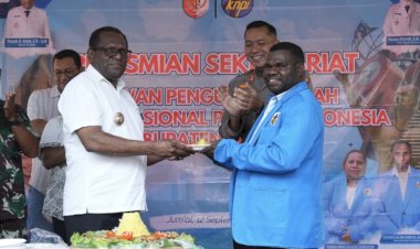 Bupati Merauke Resmikan Sekretariat KNPI: Pemuda Diminta Jadi Mitra Strategis Pembangunan
