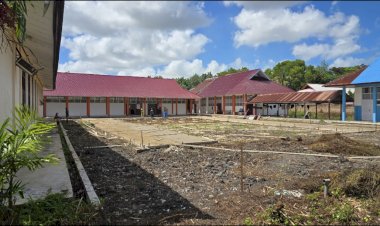 SMK N 2 Merauke Berbagi Bangunan Kelas Dengan Sekolah Rakyat
