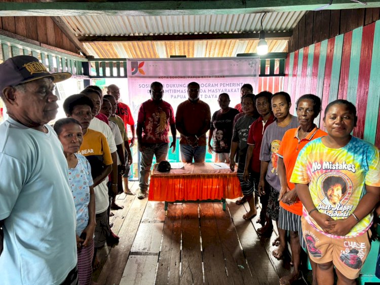 Sosialisasi Khamtibmas di Kota Sorong. (Istimewa) 