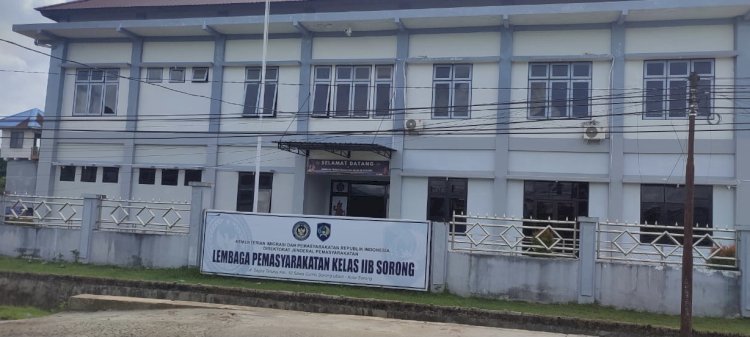 Kantor Lapas Kelas IIB Sorong. 