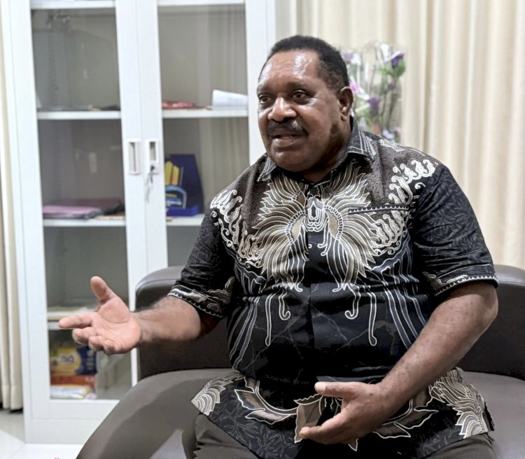 Ketua MRPBD, Alfons Kambu. 