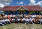 Yonif TP 819/BIBP Beri Peyuluhan Kesehatan dan Sosialisasikan Penerimaan TNI AD