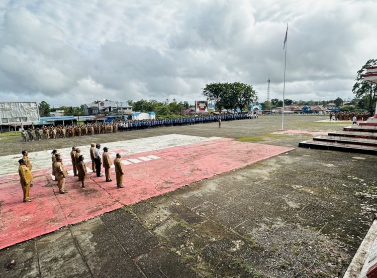 Apel Bersama ASN di Lingkugan Pemda Boven Digoel