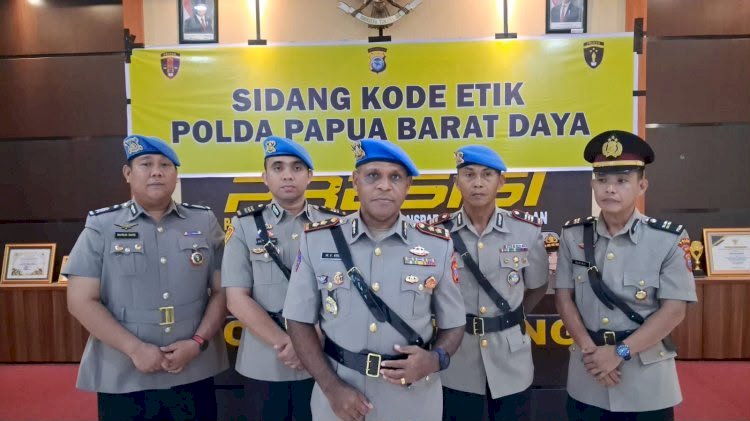 Bid Propam Polda Papua Barat Daya. (Istimewa) 