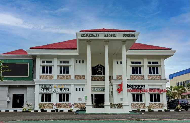 Kantor Kejaksaan Negeri Sorong. 